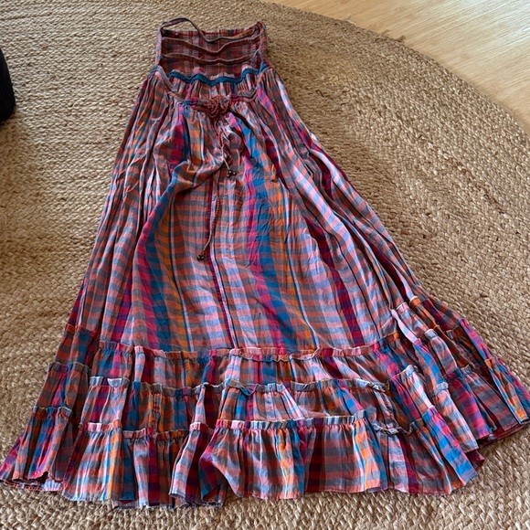 Free People Multicolor Plaid Maxi Dress - Picture 7 of 7